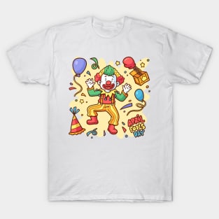 April s fol Day Clown T-Shirt